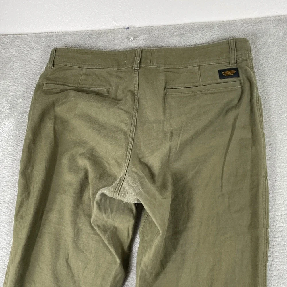 REI Co-op Trailsmith Jogger Pants Mens 36x34 Green Cotton Stretch Utility Hiking